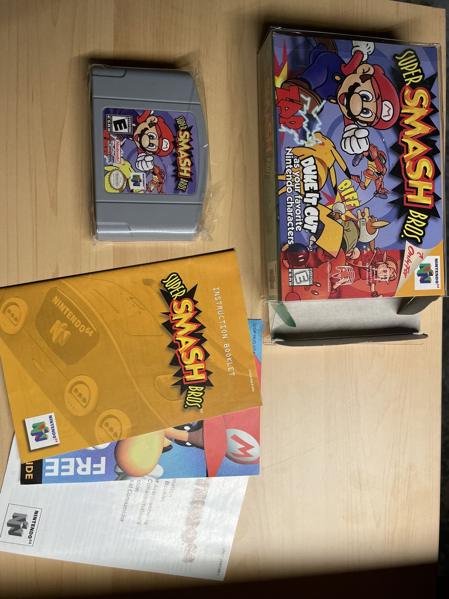 ✅ Super Smash Bros Nintendo 64 N64 CIB Complete in Box EXCELLENT Authentic