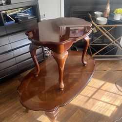 Wooden Coffee & End Table Set