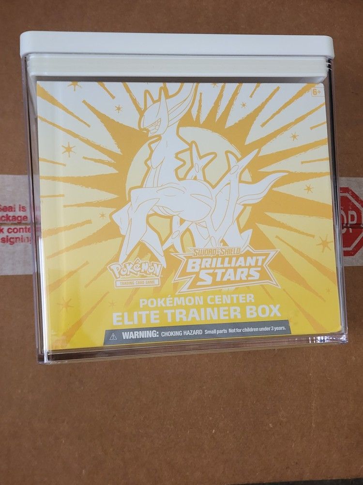 Pokemon Brilliant Stars Elite Trainer Box ETB PC Pokemon Center