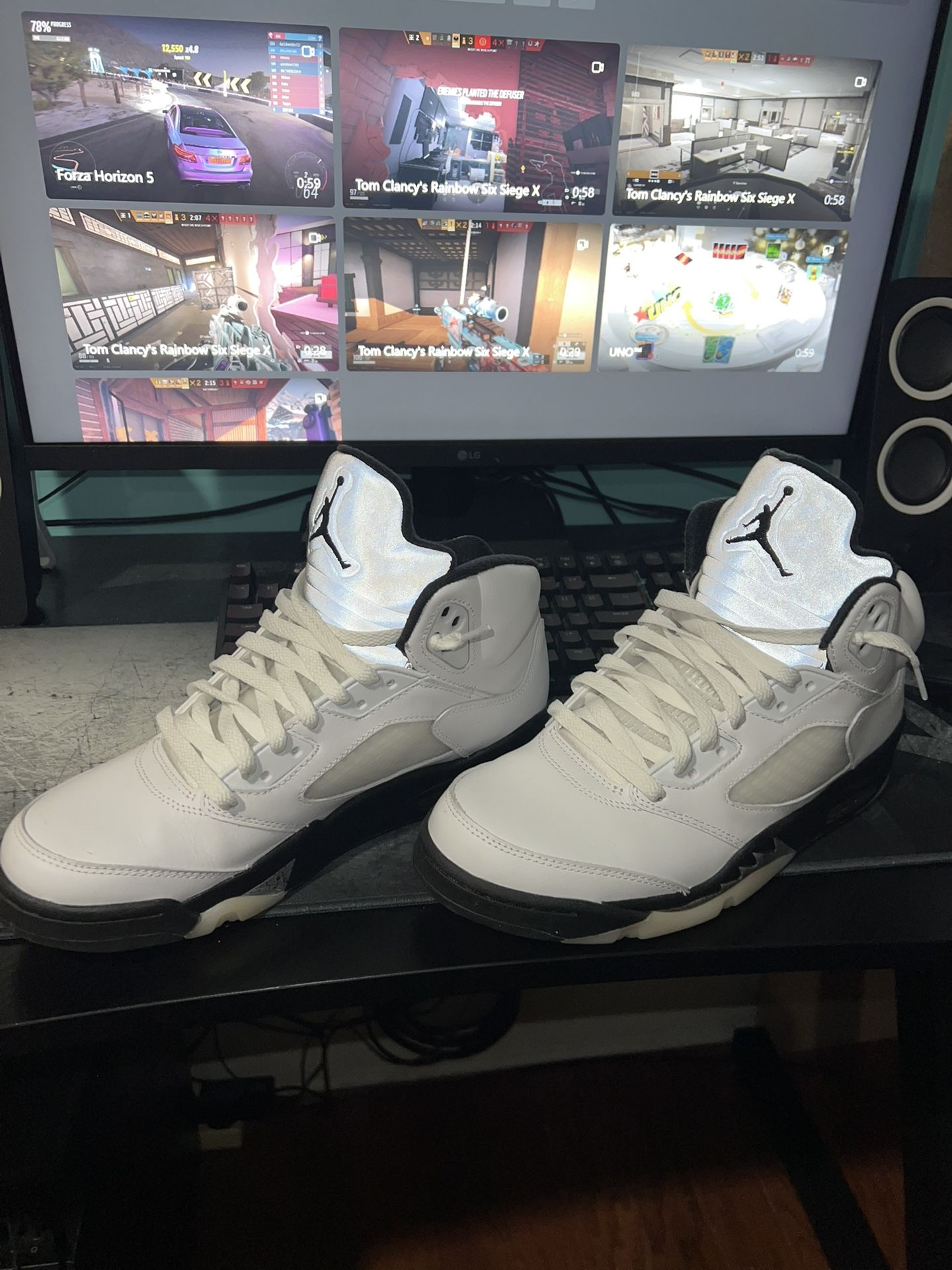 Jordan Retro 5 Black Metallic