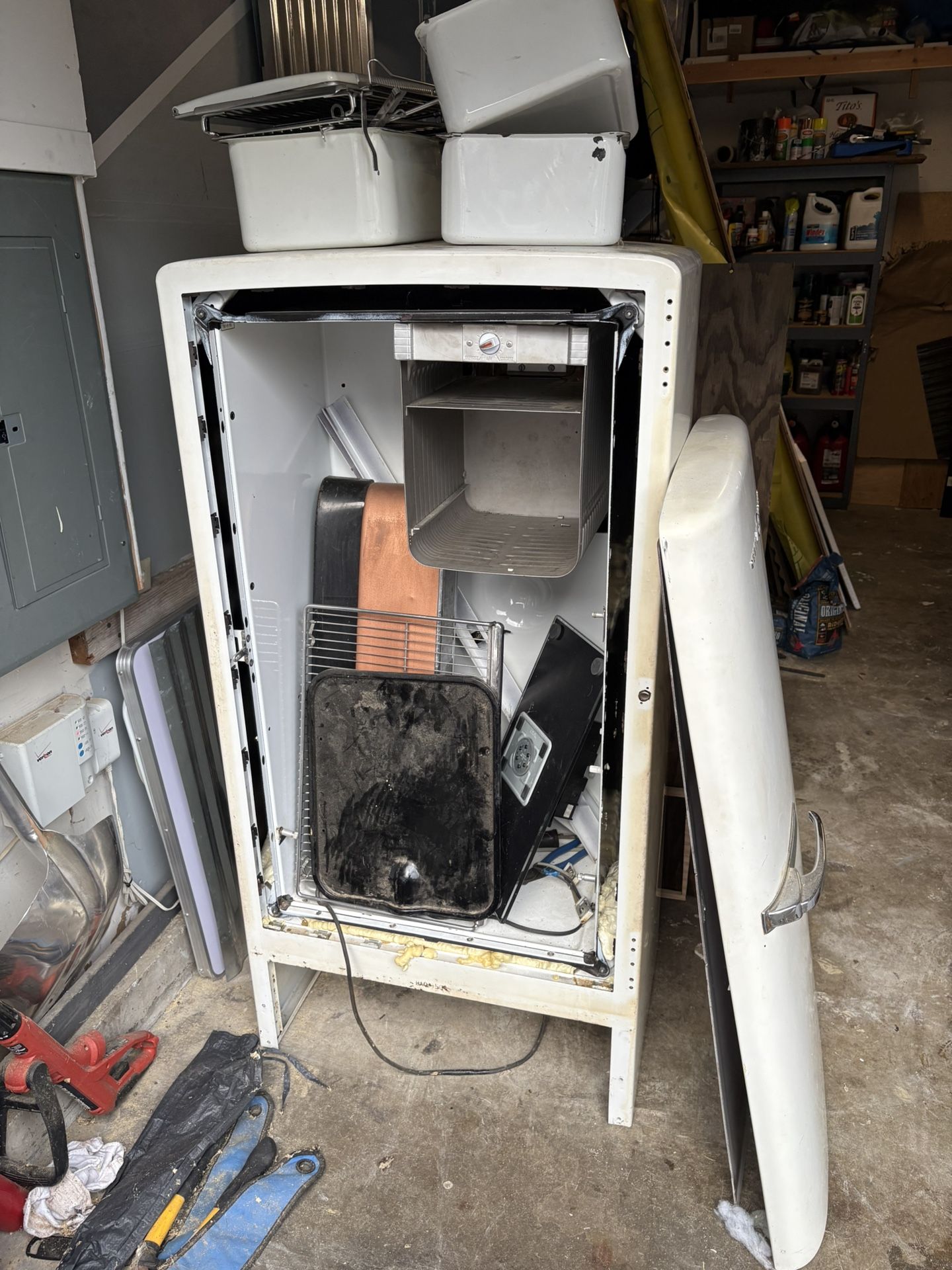 Antique GE Refrigerator 