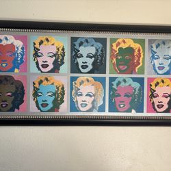 Marilyn Monroe picture and frame