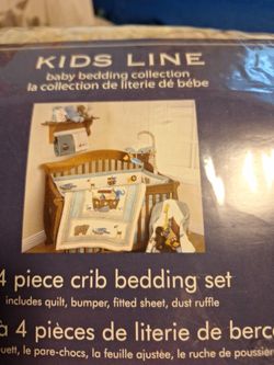 4 Piece Crib Bedding Set