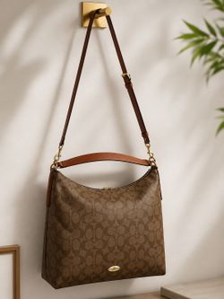 Authentic Coach Signature Hobo Bag