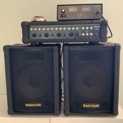 Kustom Mixer Amp And Speakers