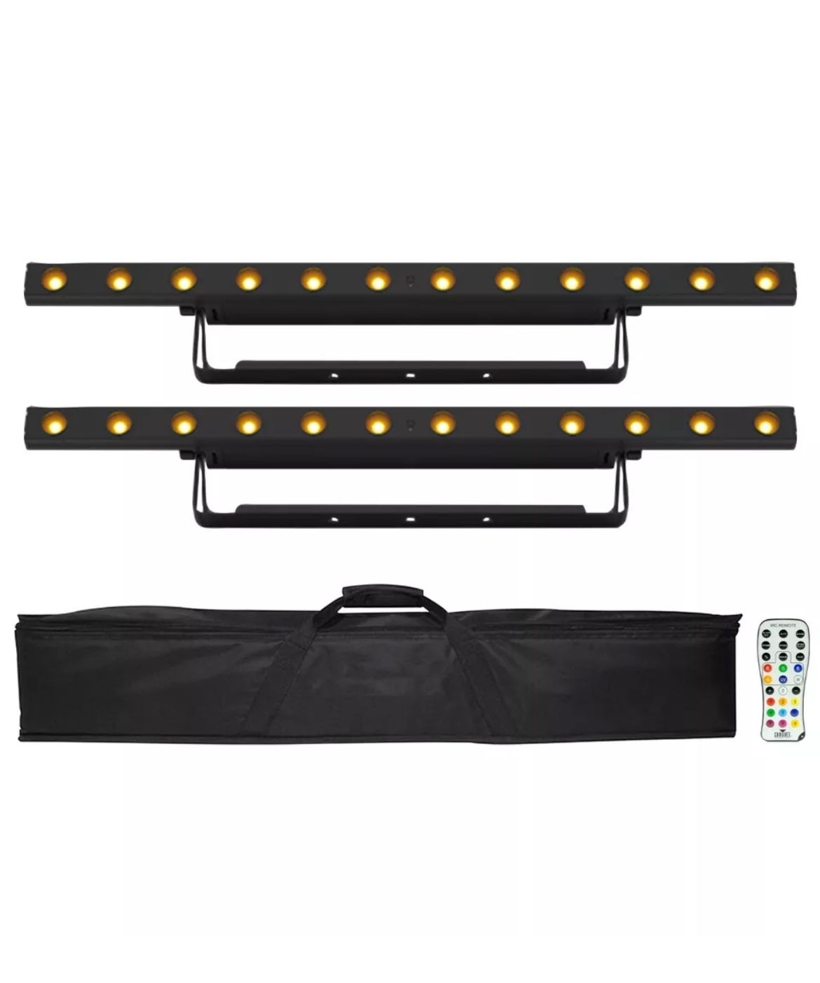 Chauvet DJ COLORband Q3BT ILS Wash Lights Pair with Case & Remote