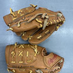 Lot Of 2 Vintage Rawlings Childs Lefty Gloves