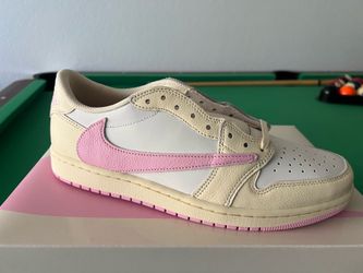 Size 11 Jordan 1 Travis Scott  - Shy Pink