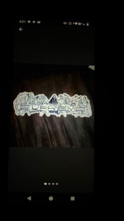 Excellent condition the last dinner Supreme sticker