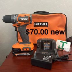 Ridgid drill $70.00 new  brushless