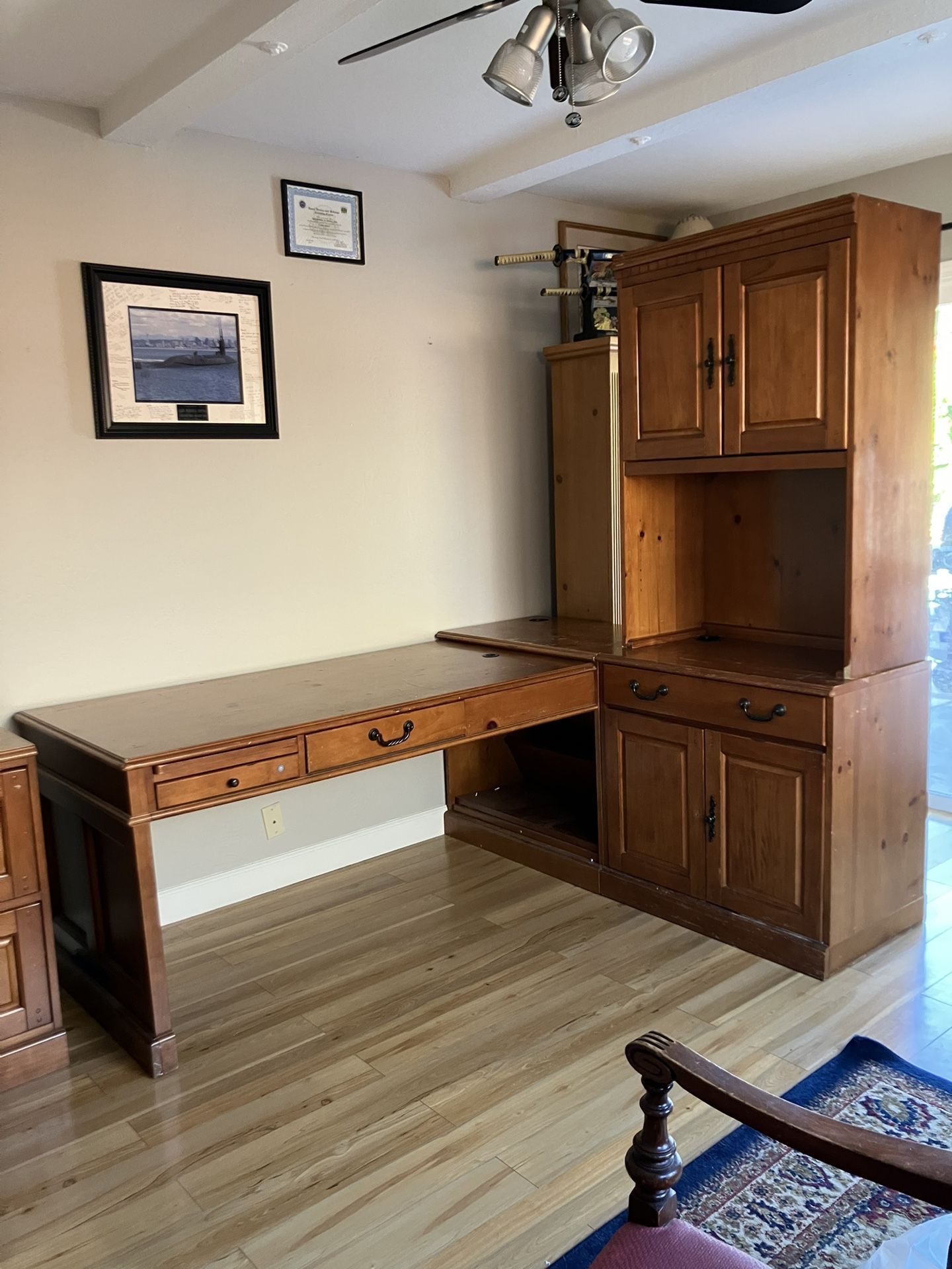 Desk And Hutch