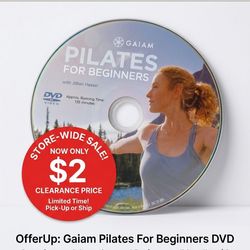 ​$2 SALE - Pilates for Beginners DVD (Gaiam)
