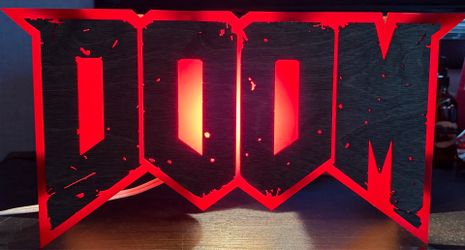 Custom DOOM Gaming Sign 30$ Firm