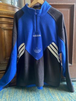 Adidas Vintage 80s fleece 1/4 zip pullover