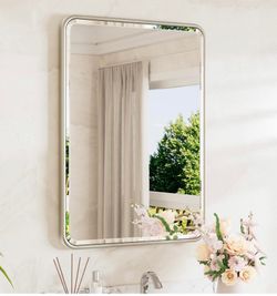 20" X 30" Brushed Nickel Mirror