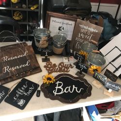 Rustic misc items decorations