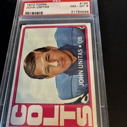 1972  John Unitas Psa 8