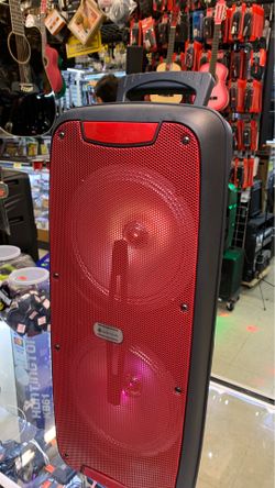 Bluetooth rechargeable speaker with microphone