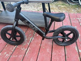 LAVA SPORT Basalt Black Balance Bike- Lightweight Aluminium Toddler Bike for Kids with Adjustable Handlebar and Seat, EVA Tires-Training Bike