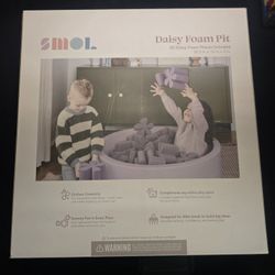 Smol Daisy Foam Pit with 30 Foam Pieces
Ball - Pit - Kids - Trampoline - Toddler - Boys - Girls toys