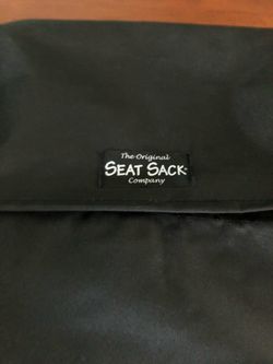 Original Seat Sack Company Toddler Black Adult 19” Wide Seat Sack, Great Condition