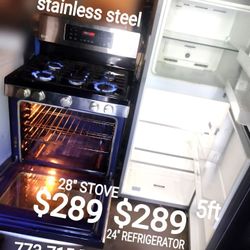 24" Fridge 28" Stove Stainless Steel Furnace Hot Water Heater Tank Boiler