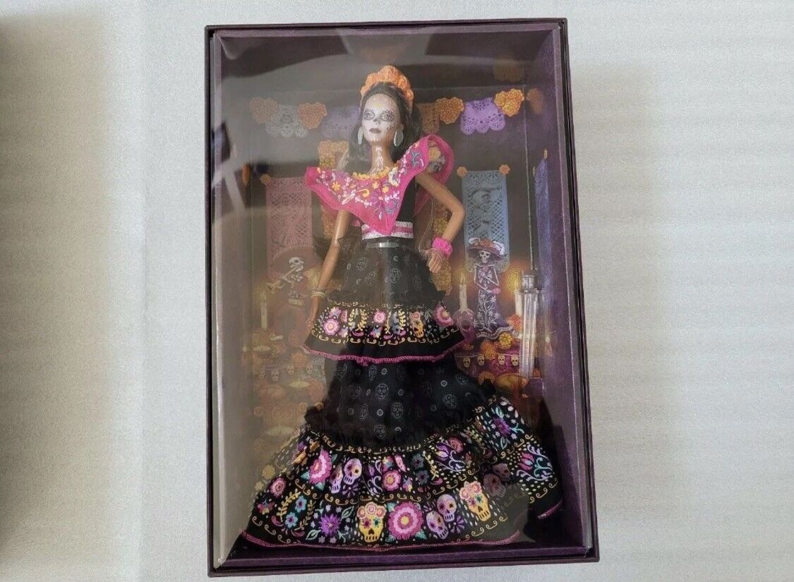 Barbie Doll Dia De Los Muertos Day of The Dead Female Toys Figure Halloween