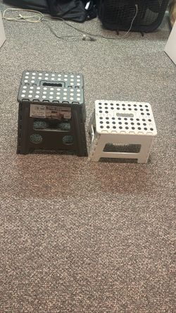 2 Step Stools 13” & 10”