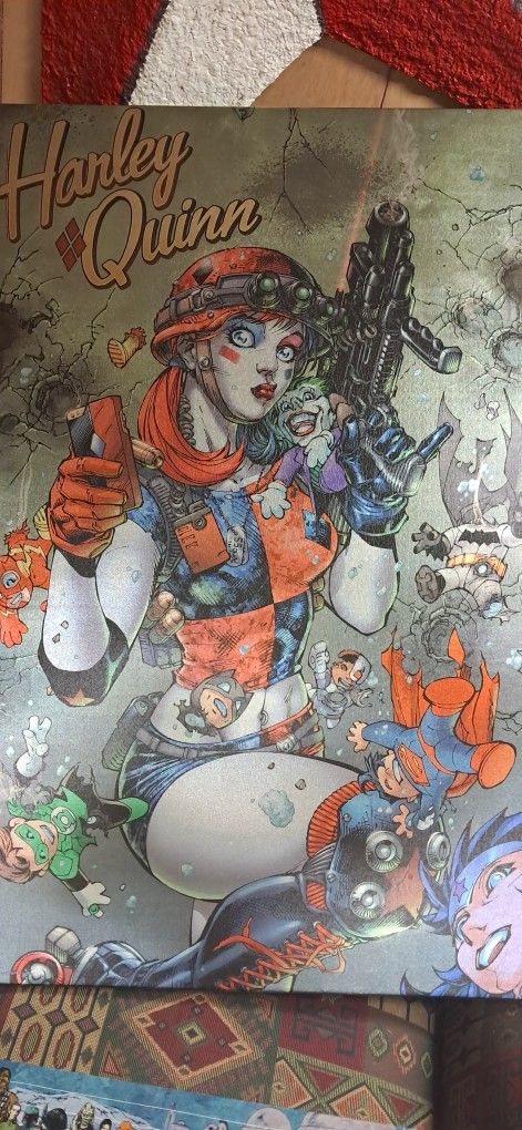 DC Comics Harley Quinn Large Canvas Wall Art
