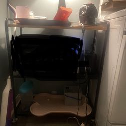 Kitchen Microwave Cart (NOT SELLING MICROWAVE) 