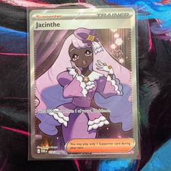 Pokémon TCG Jacinthe 110/088 Full Art Trainer – Perfect Order – Near Mint