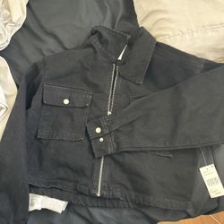 Black Jean Jacket 