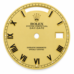 Original Rolex 36mm Day-Date Champagne Roman Numeral Dial. (Ref. 18038 / 18238 / 118238)