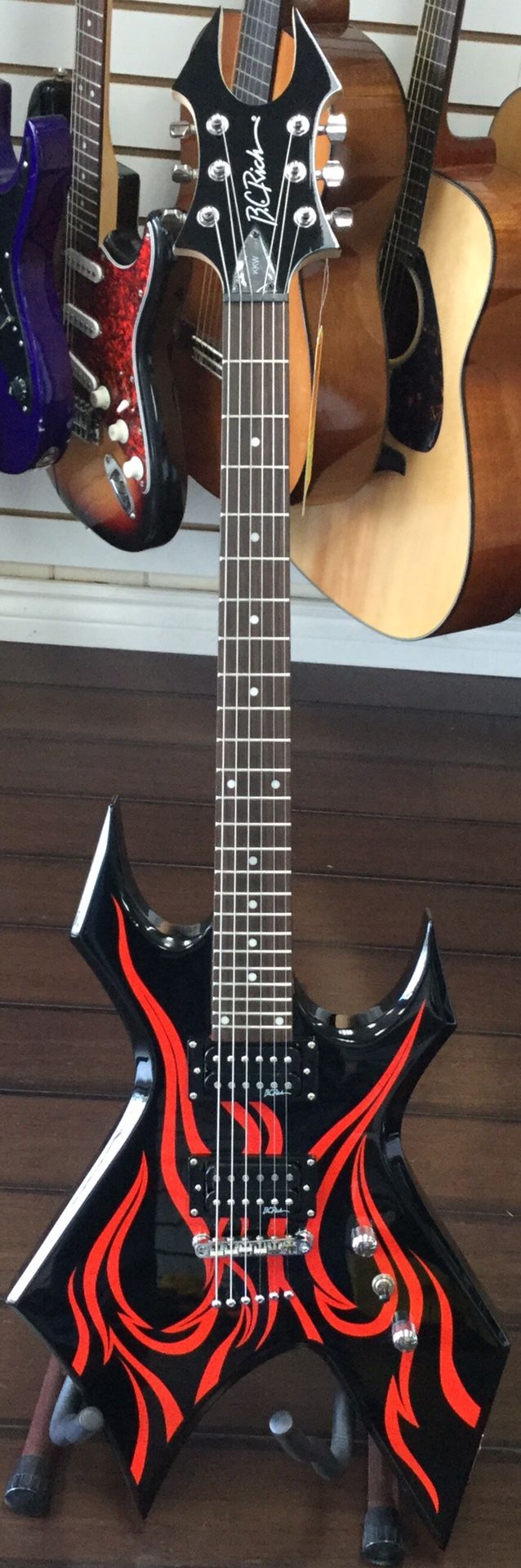 BC Rich KKW Kerry King Warlock electric guitar w/ coffin case