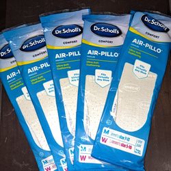 New Dr Schols Air-Pillo Insoles. $5 Each Or $20 For All 5