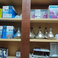 Cabinet Full Of Business Light Bulbs