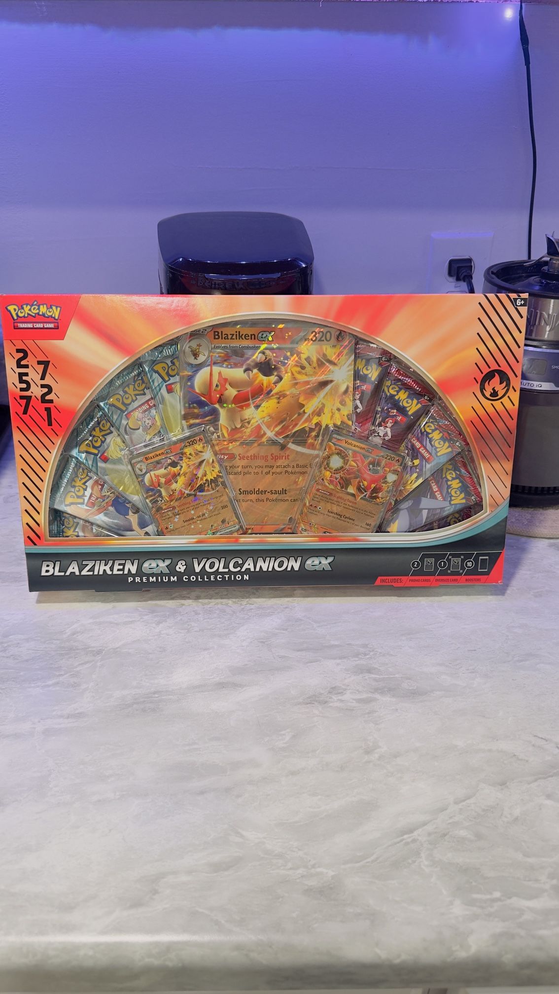 New Pokémon - Blaziken ex Volcanion Colección ex Premium