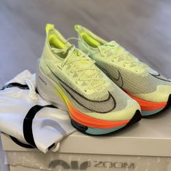 New Nike Air Zoom Alphafly Next% Flyknit Womens Size 8/ Mens 6.5