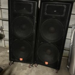 Jbl Passive speakers with Power Amp 