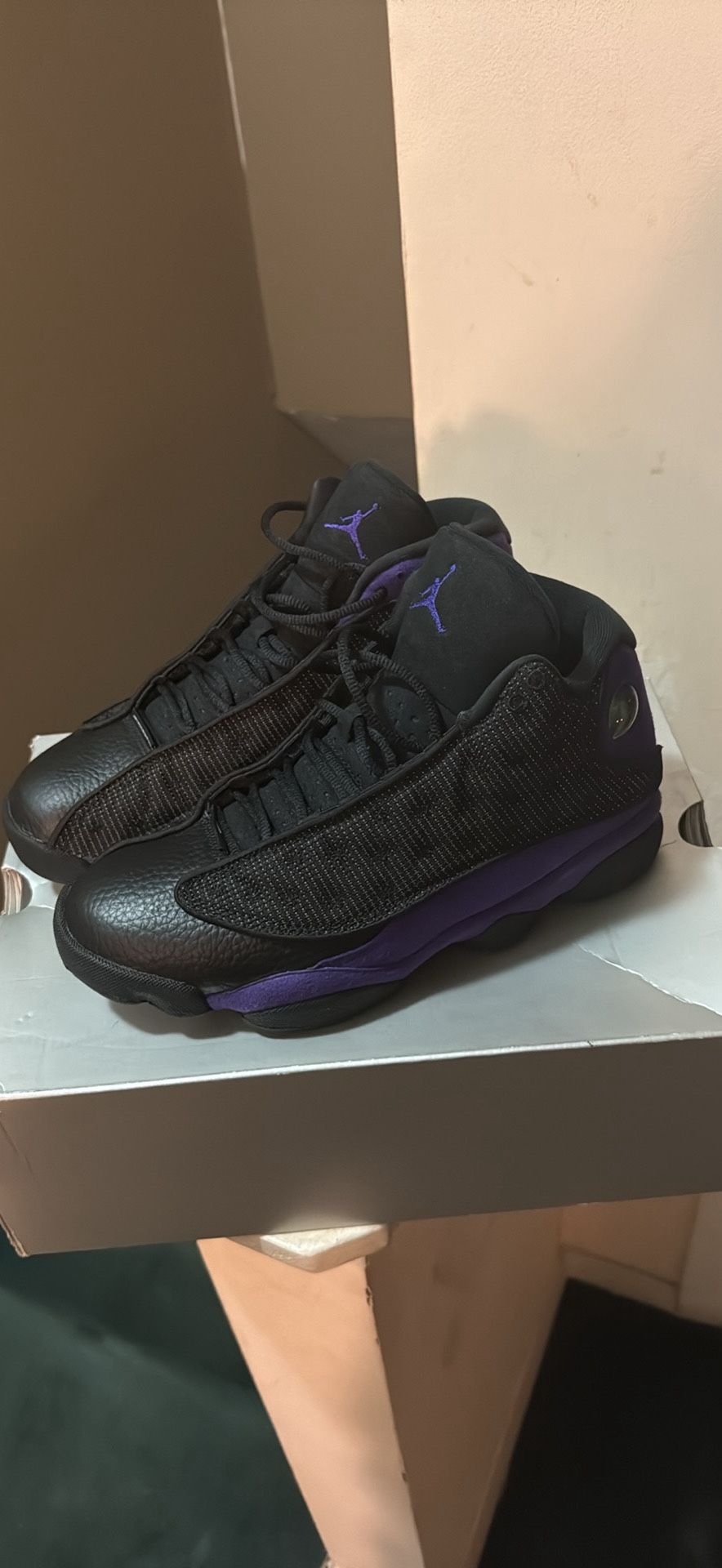 Jordan 13 Court Purple brand new With Box