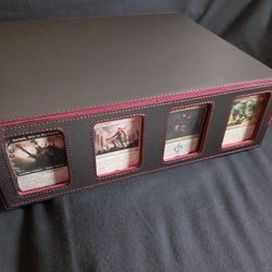 MTG Cube 4Row Storage & 4 Mythics Mint 