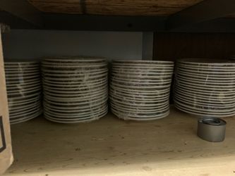 White 10.5in dinner plate