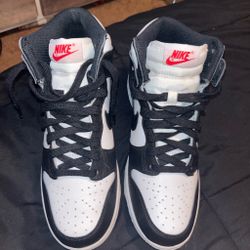 High top Panda dunks