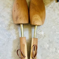 Boot Barn Western Wooden Shoe Trees Hard Wood Size Medium Logo Cowboy