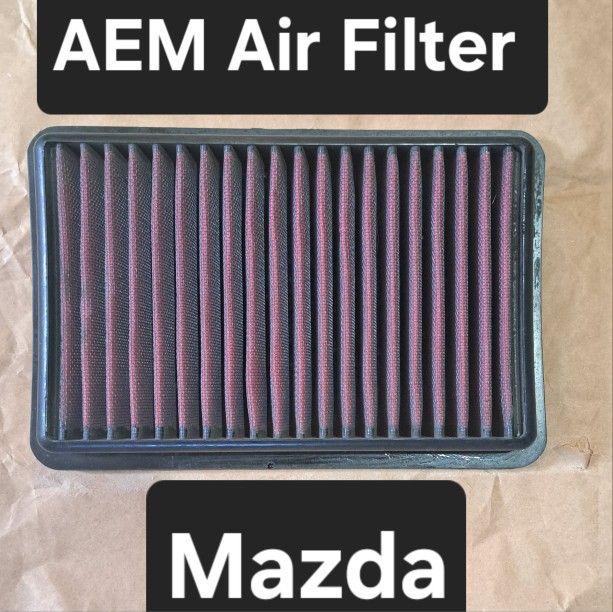 Washable AEM DryFlow Engine Air Filter + 2 AEM Cleaning Bottles Mazda 3 Mazda 6 Mazda CX-5