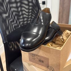 Brand New Meermin Black Leather Shoes