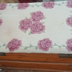 Chest Filled With Sewing Material