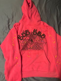 Pink spider hoodie