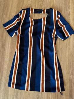 Lavish Alice Striped Mini Dress