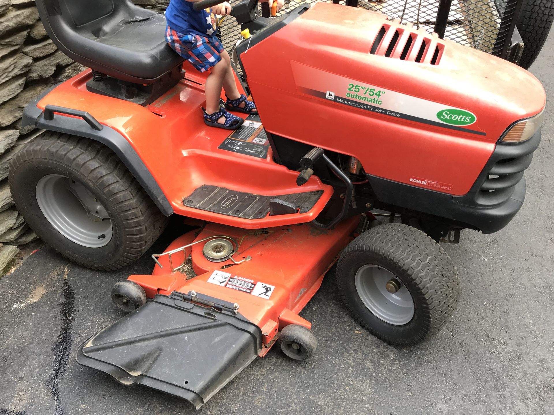 Scott s by John Deere 25hp 54 deck lawn mower for Sale in East